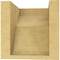 Ekena Millwork 6"W x 6"D x 6"H Wide Crestline Rough Cedar Woodgrain TimberThane Corbel, Primed Tan CORUR06X06X06CRERCPR - alternate 6